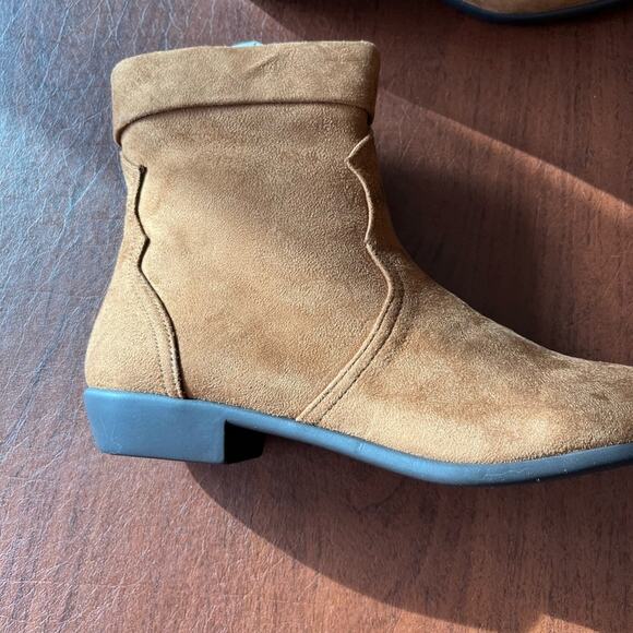 Comfortview Noel Booties Cognac 8M - Picture 7 of 13
